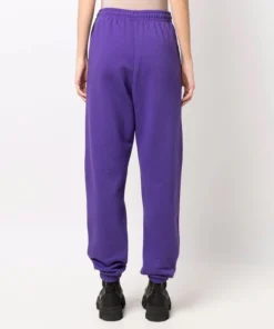 ROTATE 'Mimi' Purple Logo Sweatpants Clothing