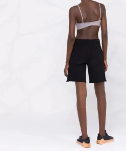 ROTATE Grey ‘Passio’ Logo Crop Top