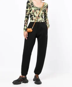 ROTATE 'Tamisha' Camo Top