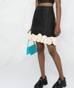 Ganni 'Ruffled Trim Skirt'