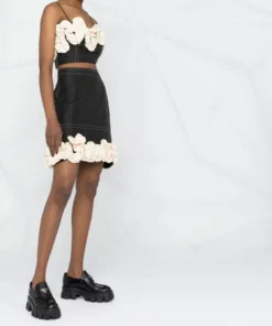 Ganni 'Ruffled Trim Skirt'