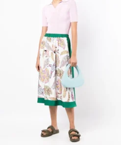 Baum Und Pferdgarten 'Sady' Watercolour Print Midi Skirt