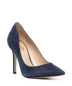 Sam Edelman Shoes Navy 'Hazel' Suede Court Heels
