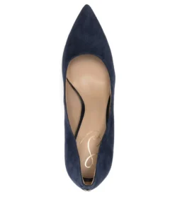 Sam Edelman Shoes Navy 'Hazel' Suede Court Heels