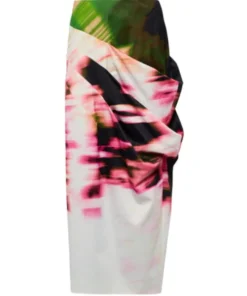 DRIES VAN NOTEN Clothing 'Samy' Abstract Print Skirt
