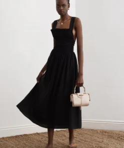 Sancia Clothing Black ‘Mirella’ Back Tie Midi Dress 6 Sancia Clothing Black ‘Mirella’ Back Tie Midi Dress