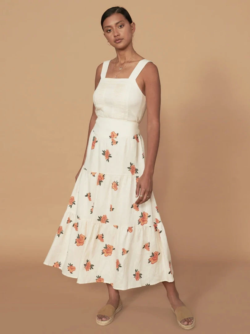 Sancia ‘Wynnie’ Floral Midi Skirt Clothing 4 Sancia ‘Wynnie’ Floral Midi Skirt Clothing