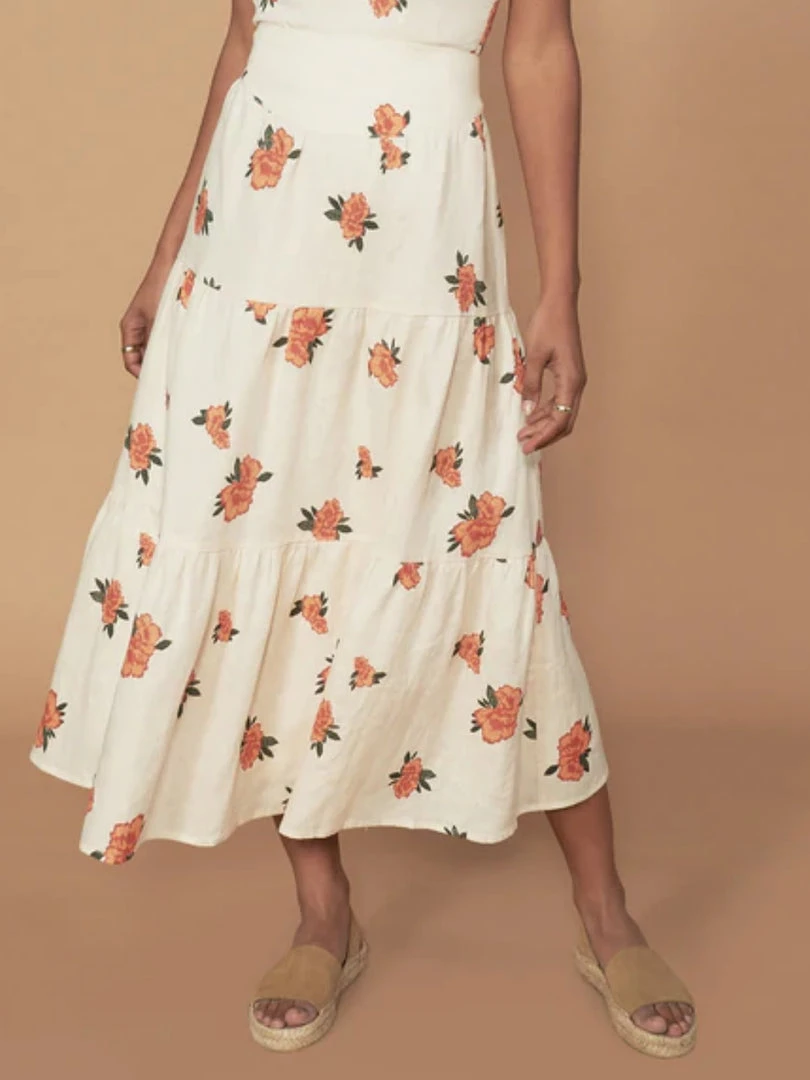 Sancia ‘Wynnie’ Floral Midi Skirt Clothing 3 Sancia ‘Wynnie’ Floral Midi Skirt Clothing