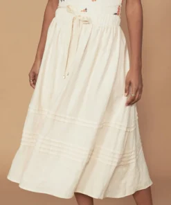 Sancia Clothing ‘Meera’ Linen Midi Skirt