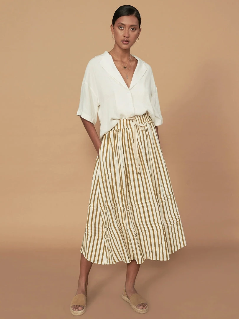 Sancia ‘Meera’ Stripe Midi Skirt 4 Sancia ‘Meera’ Stripe Midi Skirt