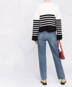 Self Portrait Clothing ‘Mariner Stripe Knit Cardigan’