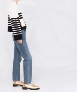 Self Portrait Clothing ‘Mariner Stripe Knit Cardigan’