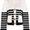 Self Portrait Clothing ‘Mariner Stripe Knit Cardigan’ 1 Self Portrait Clothing ‘Mariner Stripe Knit Cardigan’