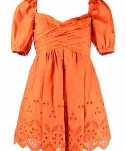 Self Portrait Clothing ‘Floral Broderie Mini Dress’