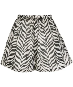 Faithfull The Brand 'Sereno' Zebra Shorts