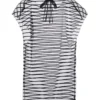 DRIES VAN NOTEN Clothing ‘Sheer Mesh Stripe Over Blouse’