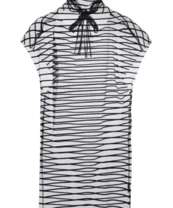 DRIES VAN NOTEN Clothing ‘Sheer Mesh Stripe Over Blouse’