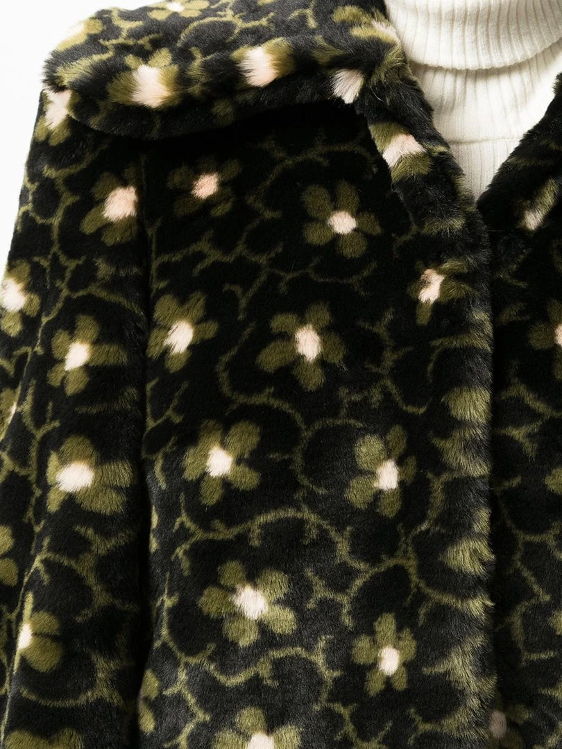 Shrimps Clothing 'Betty' Faux Fur Floral Jacket 7 Shrimps Clothing 'Betty' Faux Fur Floral Jacket