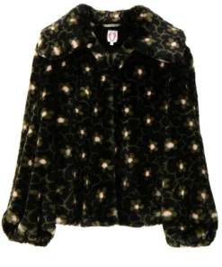 Shrimps Clothing'Betty' Faux Fur Floral Jacket