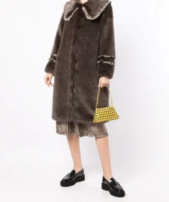 Shrimps 'Brandy' Long Faux Fur Coat Clothing