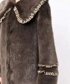 Shrimps 'Brandy' Long Faux Fur Coat Clothing