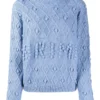 Shrimps Blue 'Cornelia' Bobble Logo Jumper Clothing 2 Shrimps Blue 'Cornelia' Bobble Logo Jumper Clothing