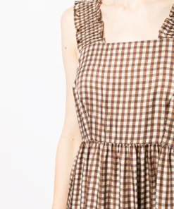 Shrimps 'Luna' Gingham Midi Dress