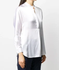 Vince White 'Silk Blouse' Clothing