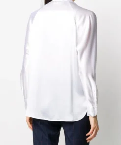 Vince White 'Silk Blouse' Clothing