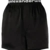 Alexanderwang.t 'Silk Logo Shorts' Clothing 2 Alexanderwang.t 'Silk Logo Shorts' Clothing