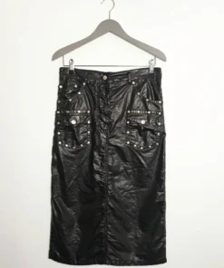 DRIES VAN NOTEN ‘Silvat’ Studded Midi Skirt