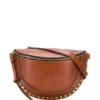 Isabel Marant Bags Brown 'Skano' Studded Clutch Bag
