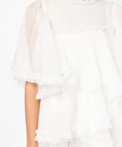 Stella Nova 'Skylar' Tiered Sheer Mini Dress