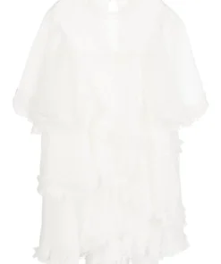 Stella Nova 'Skylar' Tiered Sheer Mini Dress