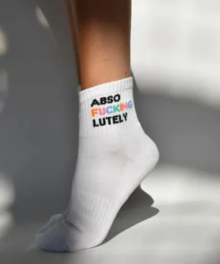 Soxygen Unisex 'Abso Fucking Lutely’ Ankle Socks