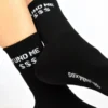 Soxygen Unisex Black ‘Fund Me’ Classic Socks