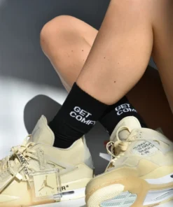 Soxygen Unisex Black ‘Get Comfy’ Classic Socks