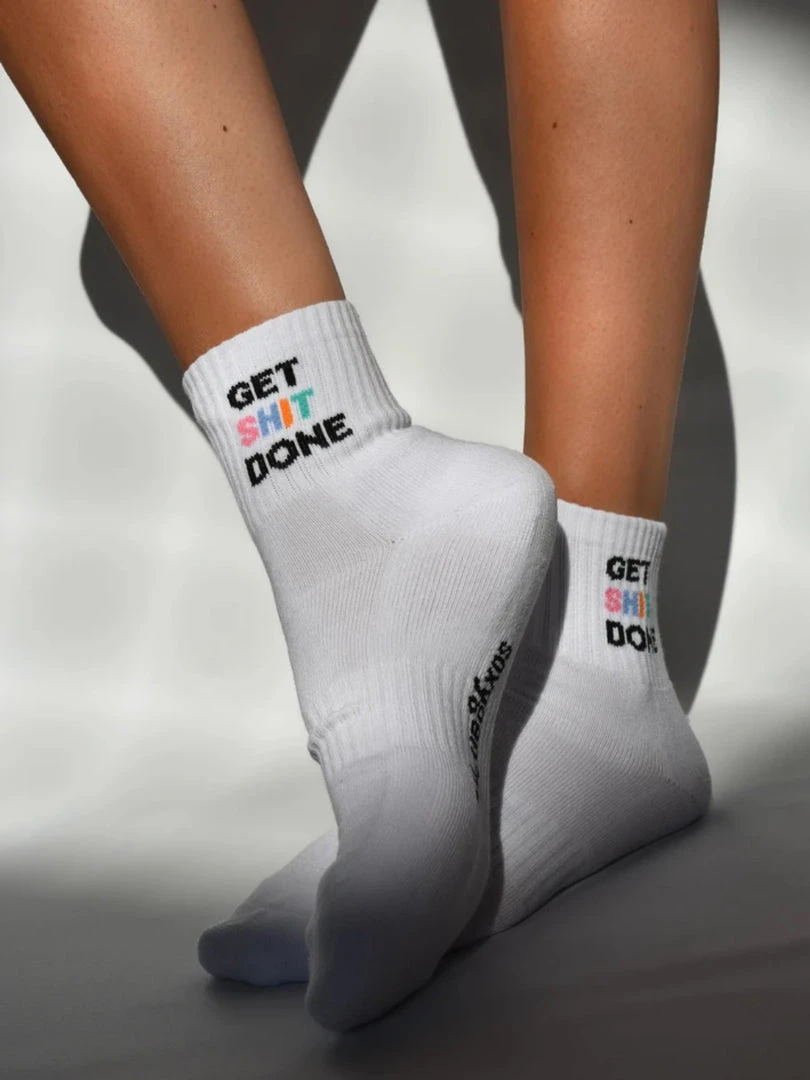 Soxygen Unisex 'Get Shit Done’ Ankle Socks Accessories 4 Soxygen Unisex 'Get Shit Done’ Ankle Socks Accessories