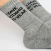 Soxygen Accessories Unisex Grey ‘I Have Nothing To Wear’ Classic Socks