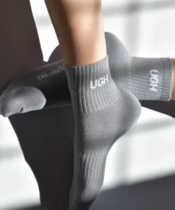 Soxygen Unisex Grey ‘Ugh’ Ankle Socks