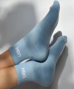 Soxygen Accessories Unisex Blue ‘Ugh’ Ankle Socks