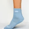 Soxygen Accessories Unisex Blue ‘Ugh’ Ankle Socks