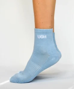 Soxygen Accessories Unisex Blue ‘Ugh’ Ankle Socks
