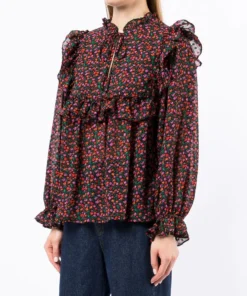 Stella Nova Clothing 'Barbara Lou' Floral Print Blouse