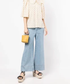 Stella Nova Clothing Cream 'Dicte' Ditsy Floral Shirt