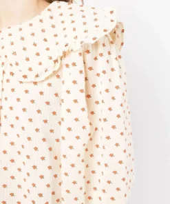 Stella Nova Clothing Cream 'Dicte' Ditsy Floral Shirt