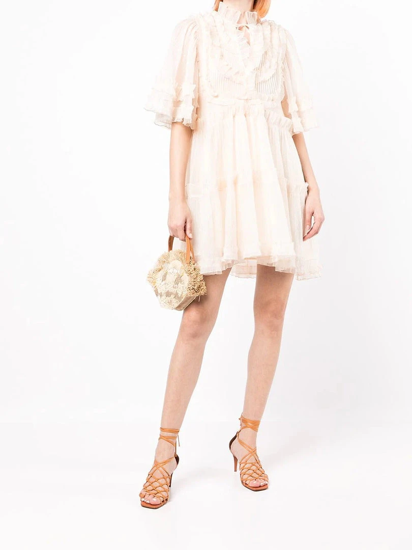 Stella Nova 'Elaya' Sheer Ruffle Mini Dress 9 Stella Nova 'Elaya' Sheer Ruffle Mini Dress