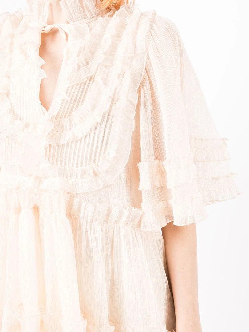 Stella Nova 'Elaya' Sheer Ruffle Mini Dress 12 Stella Nova 'Elaya' Sheer Ruffle Mini Dress