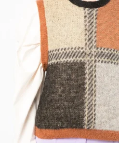 Stella Nova Clothing Brown 'Hallie May' Knit Vest
