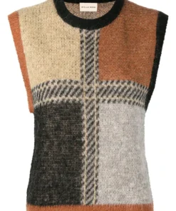 Stella Nova Clothing Brown'Hallie May' Knit Vest